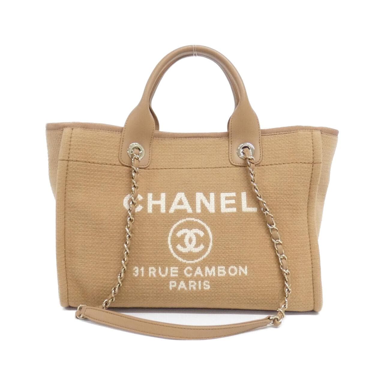 CHANEL Deauville AS3257 Bag Beige