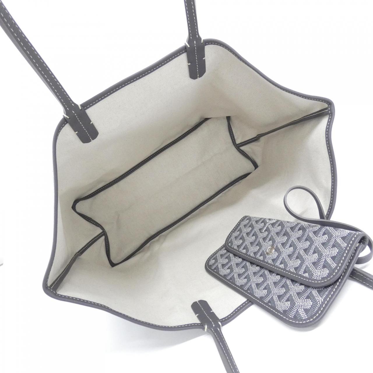 GOYARD Saint Louis AMA LOUIS PM Bag Canvas Grey Canvas - Thumbnail 5