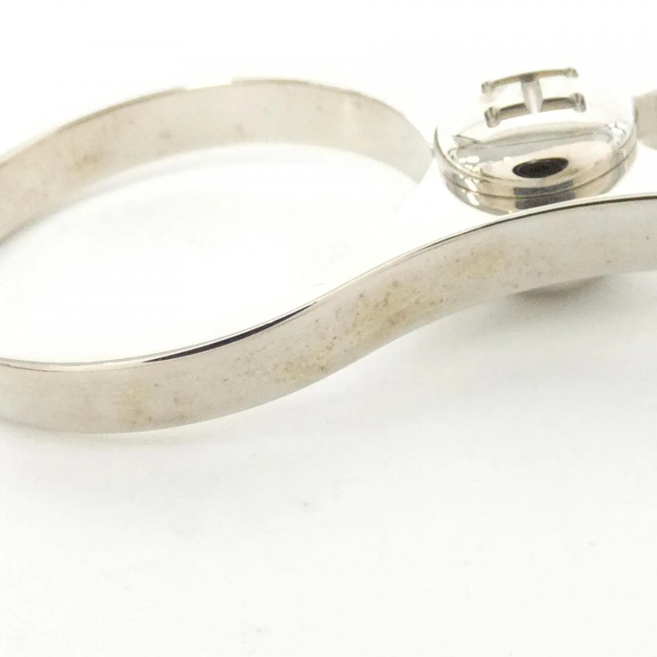 HERMES 000833G Wallet Silver Rank A - Thumbnail 3