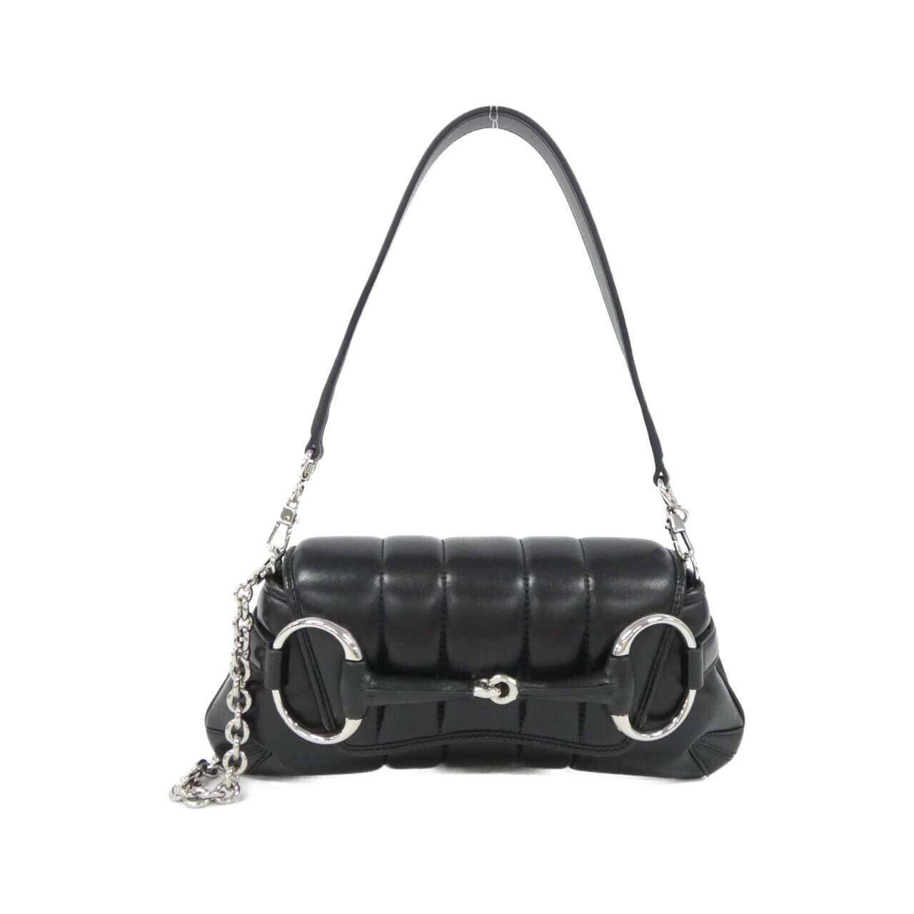 GUCCI 764339 AACU1 Shoulder Bag Leather Black