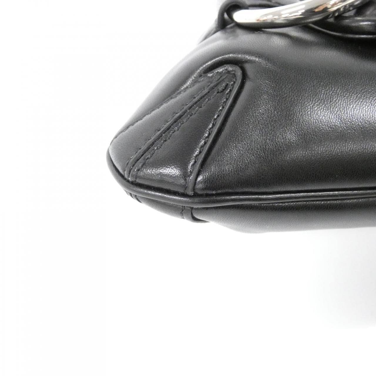 GUCCI 764339 AACU1 Shoulder Bag Leather Black Leather Rank A - Thumbnail 4