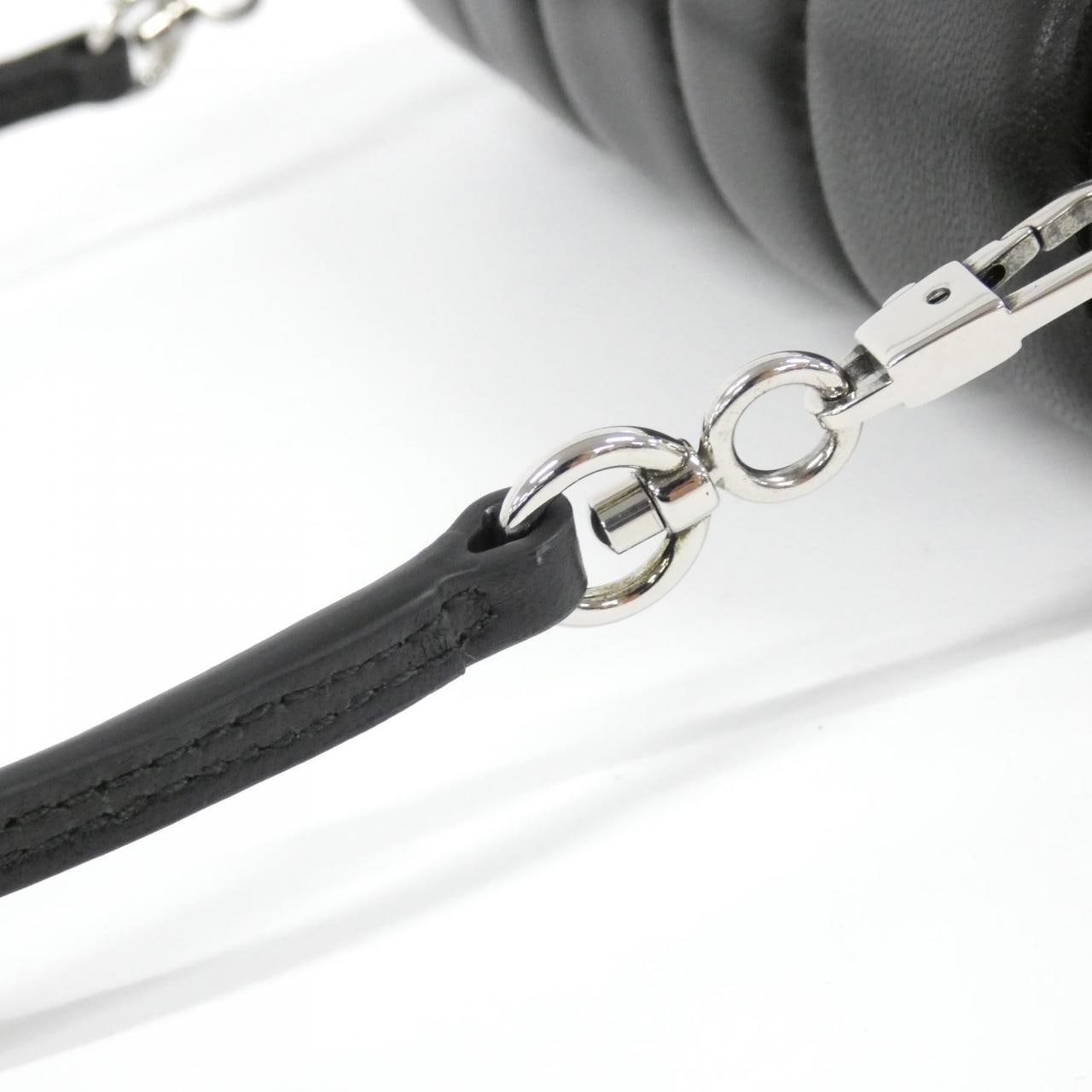 GUCCI 764339 AACU1 Shoulder Bag Leather Black Leather Rank A - Thumbnail 6