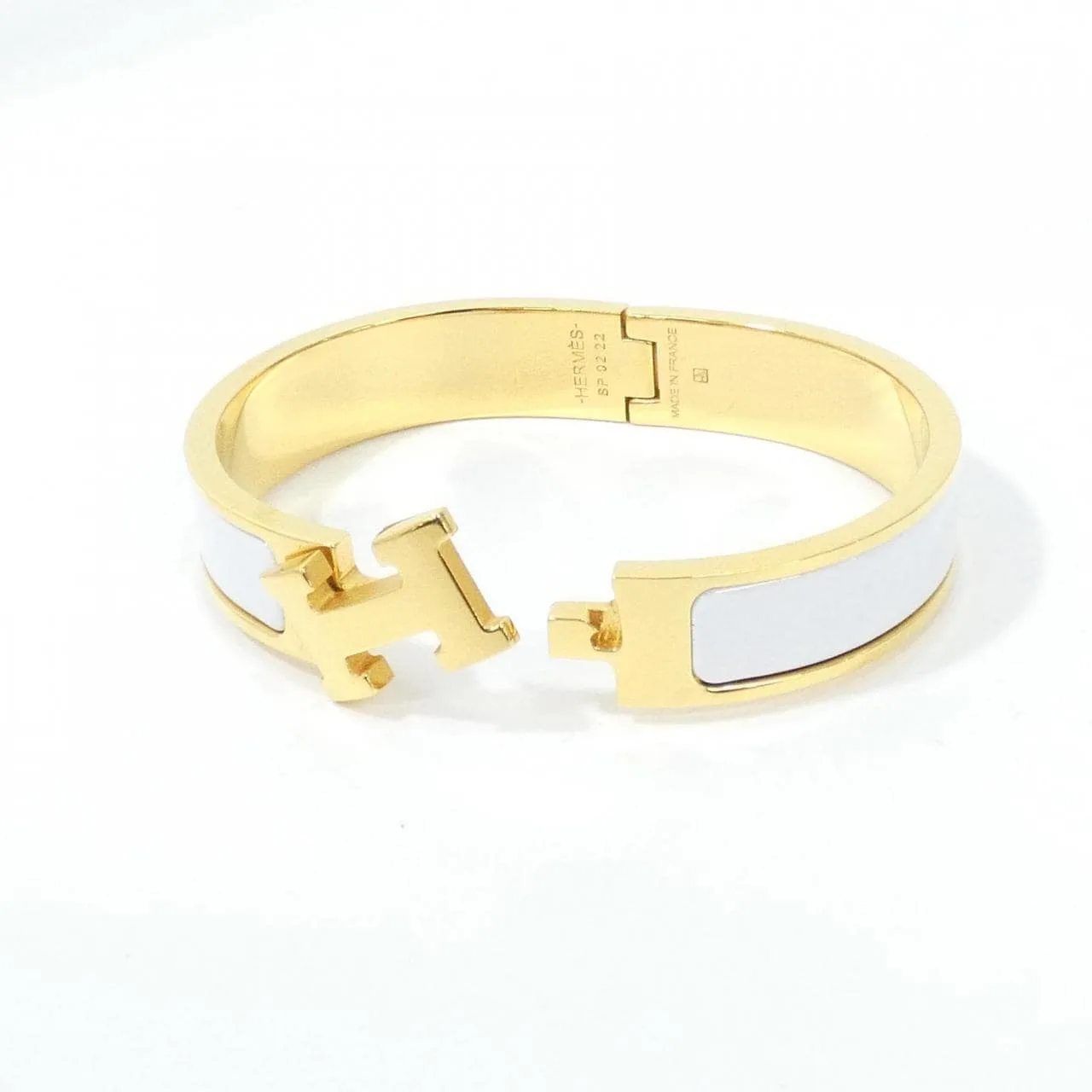 HERMES 700001F Accessories White Rank A - Thumbnail 4