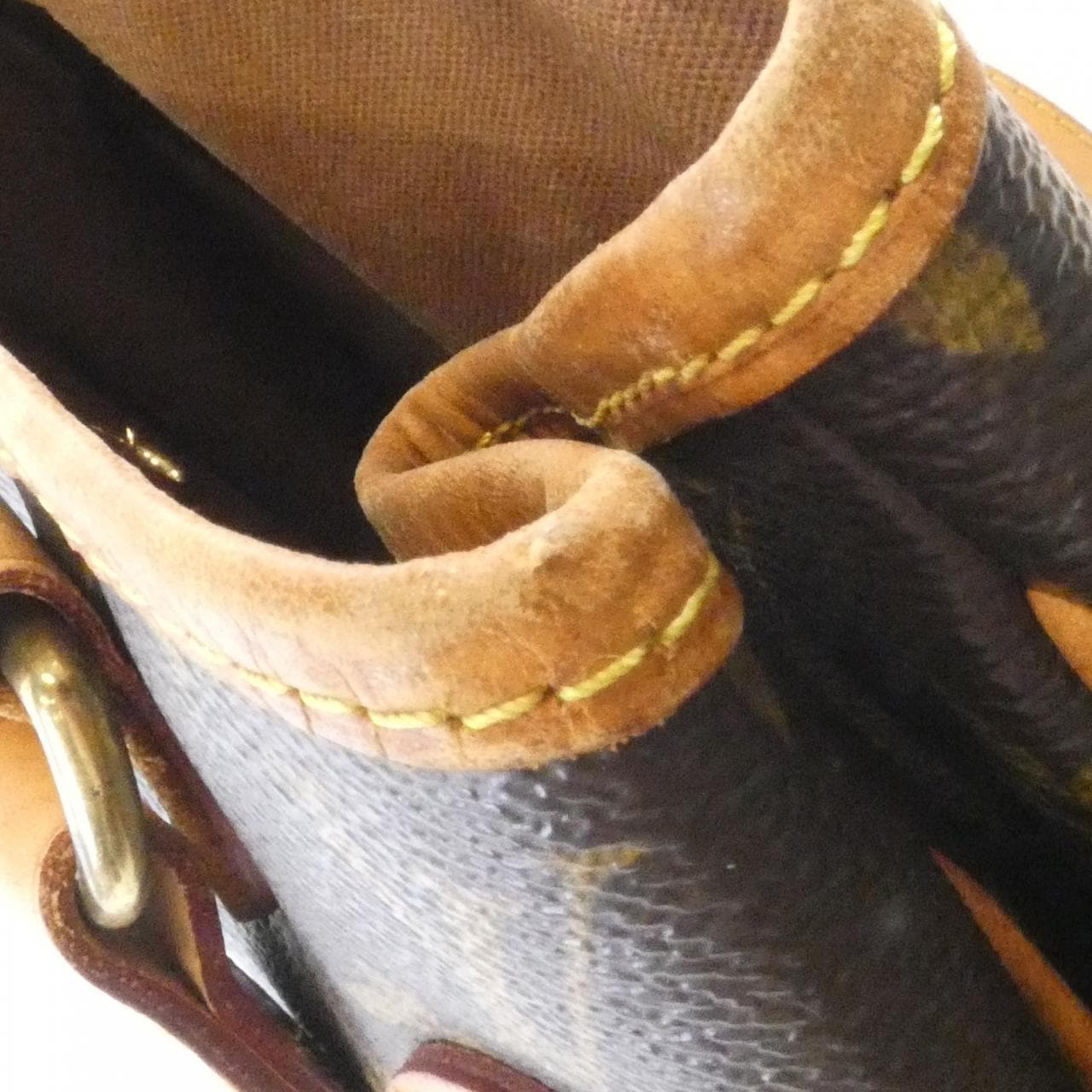 LOUIS VUITTON M51153 Shoulder Monogram 黑色 Monogram 中古品B - 縮圖 4