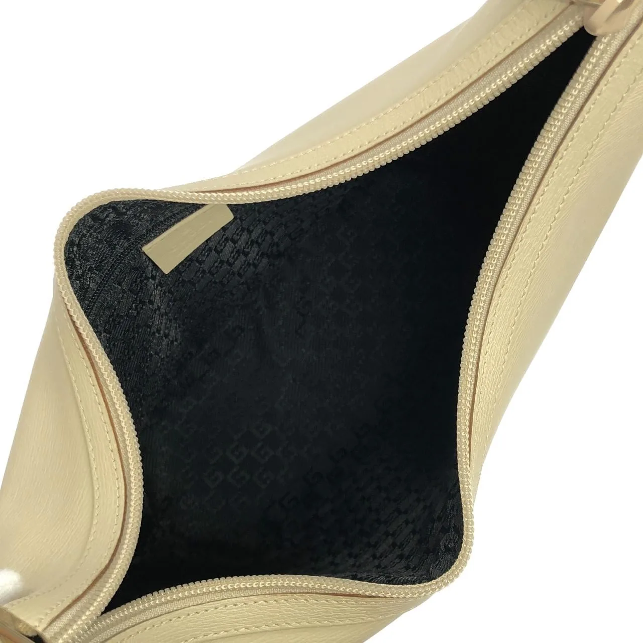 GUCCI 001 4204 Shoulder Leather 米色 皮革 中古品A - 縮圖 8