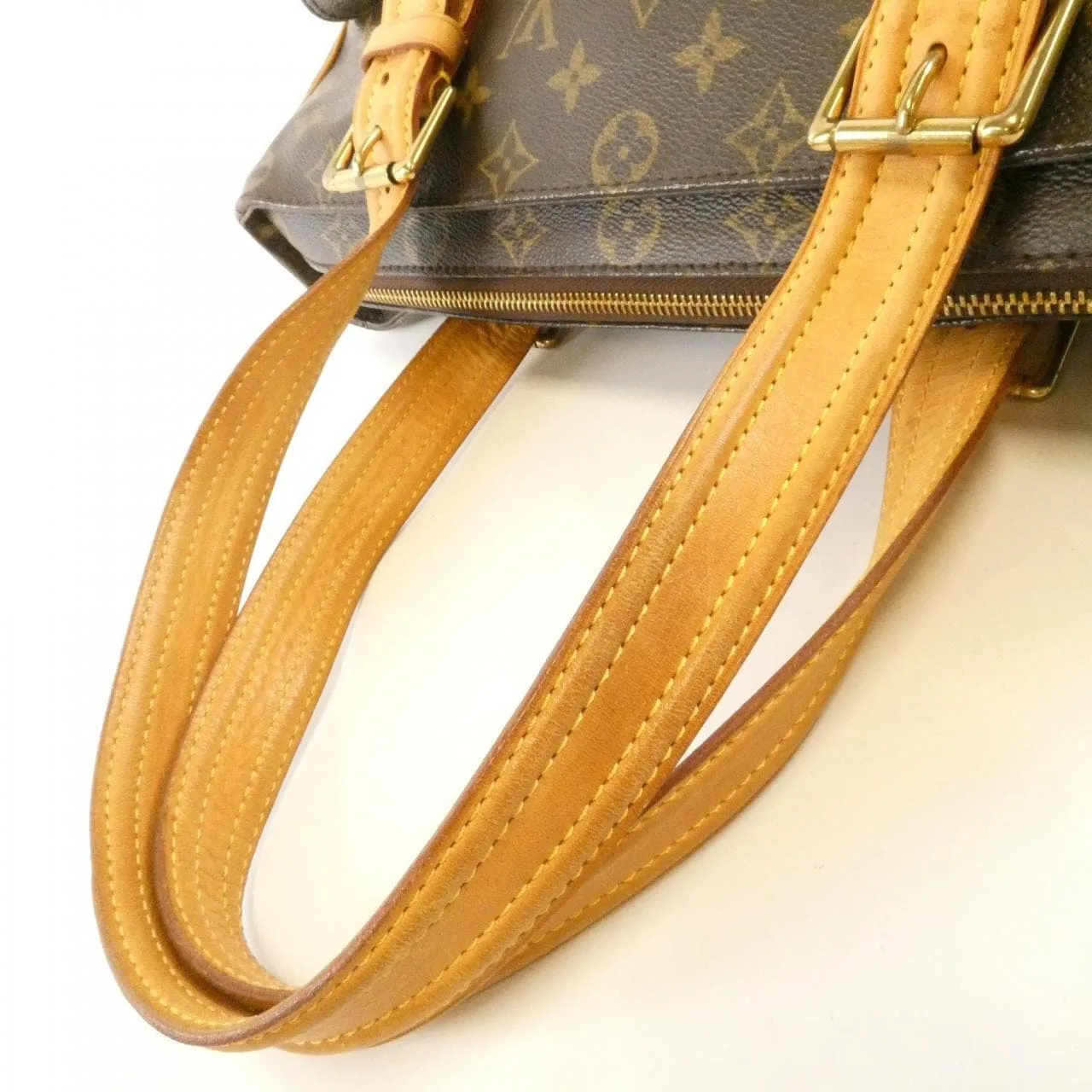 LOUIS VUITTON M51162 Handbag Monogram 黑色 Monogram 中古品B - 縮圖 7