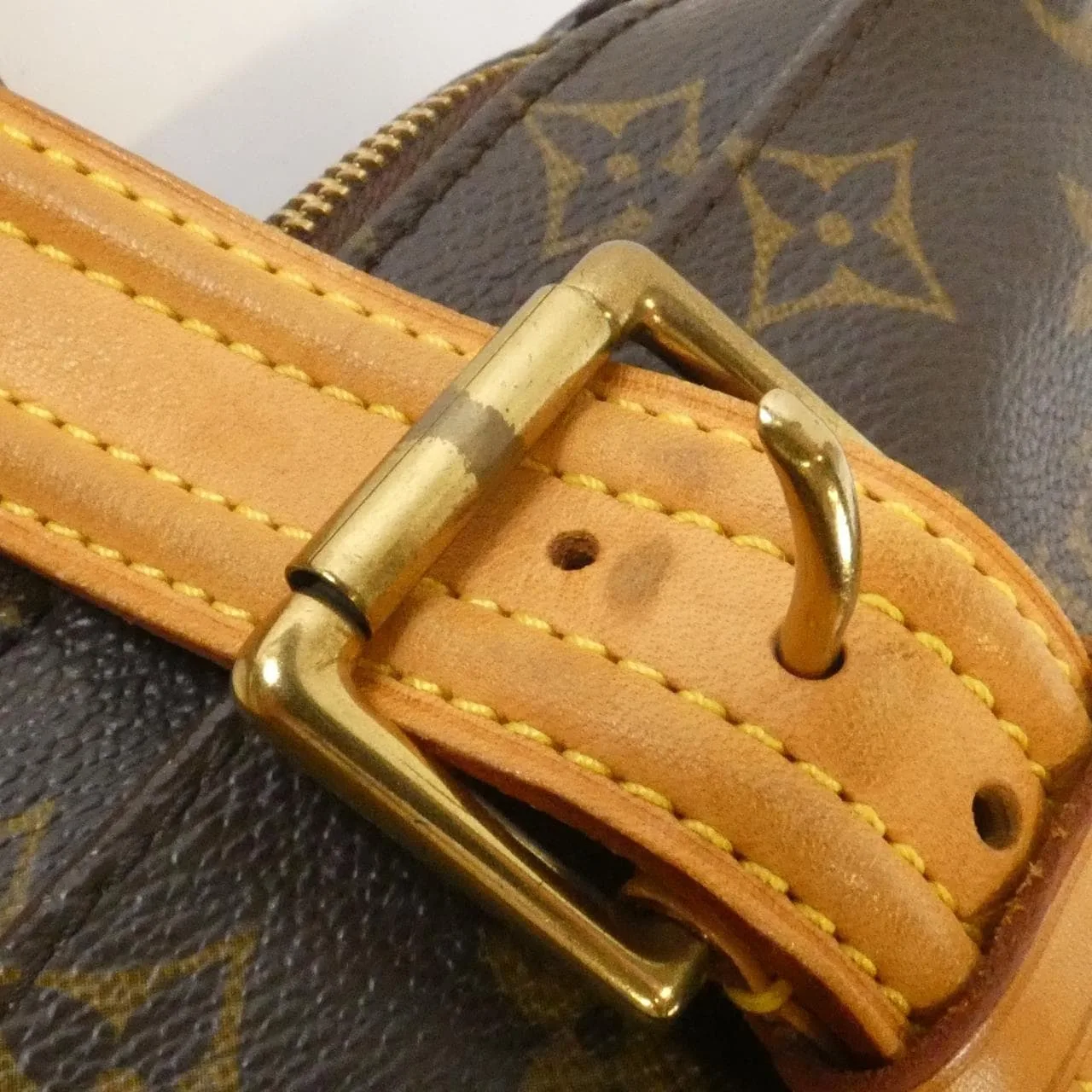 LOUIS VUITTON M51162 Handbag Monogram 黑色 Monogram 中古品B - 縮圖 8