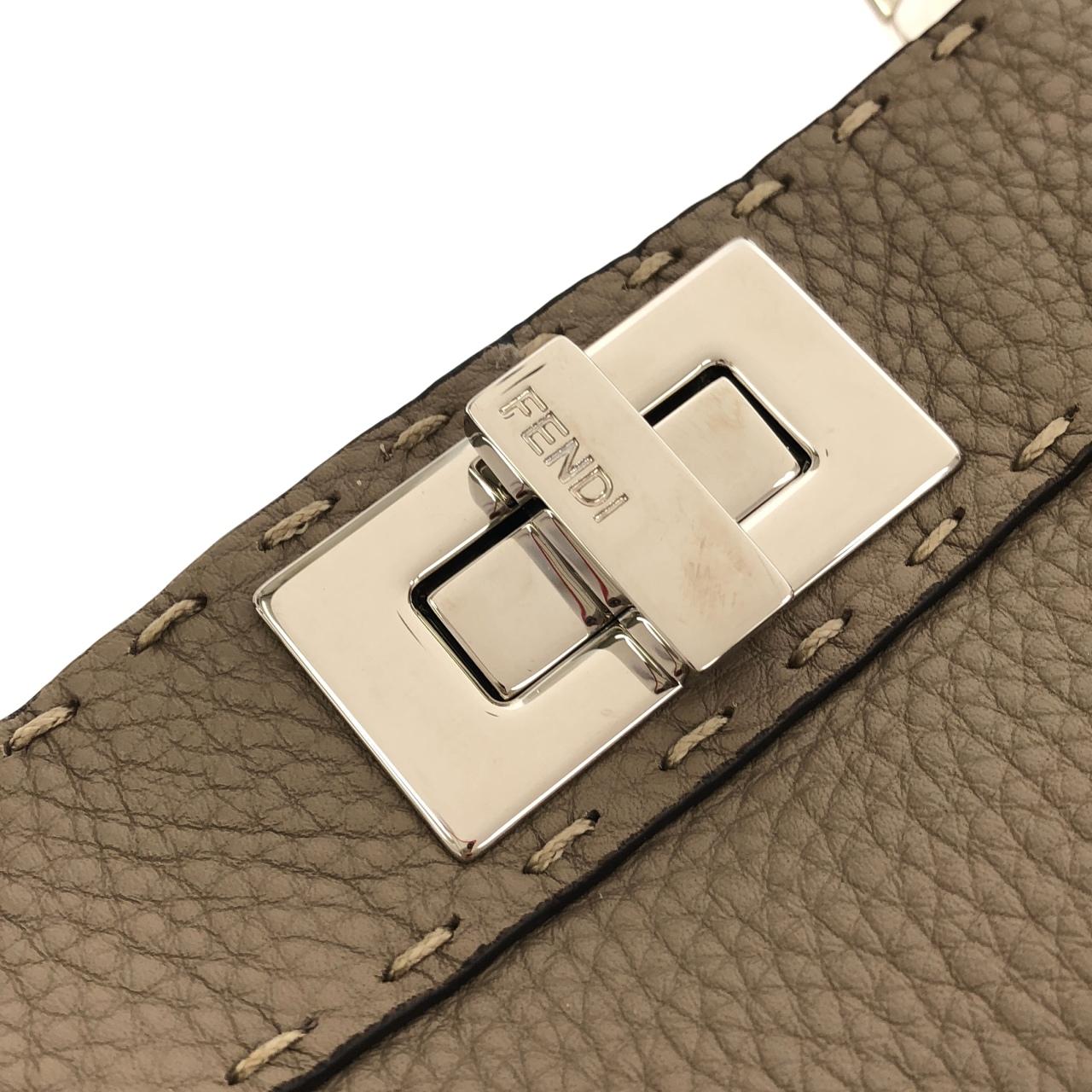 FENDI Peekaboo 8BN327 ADYL Bag Black - Thumbnail 4