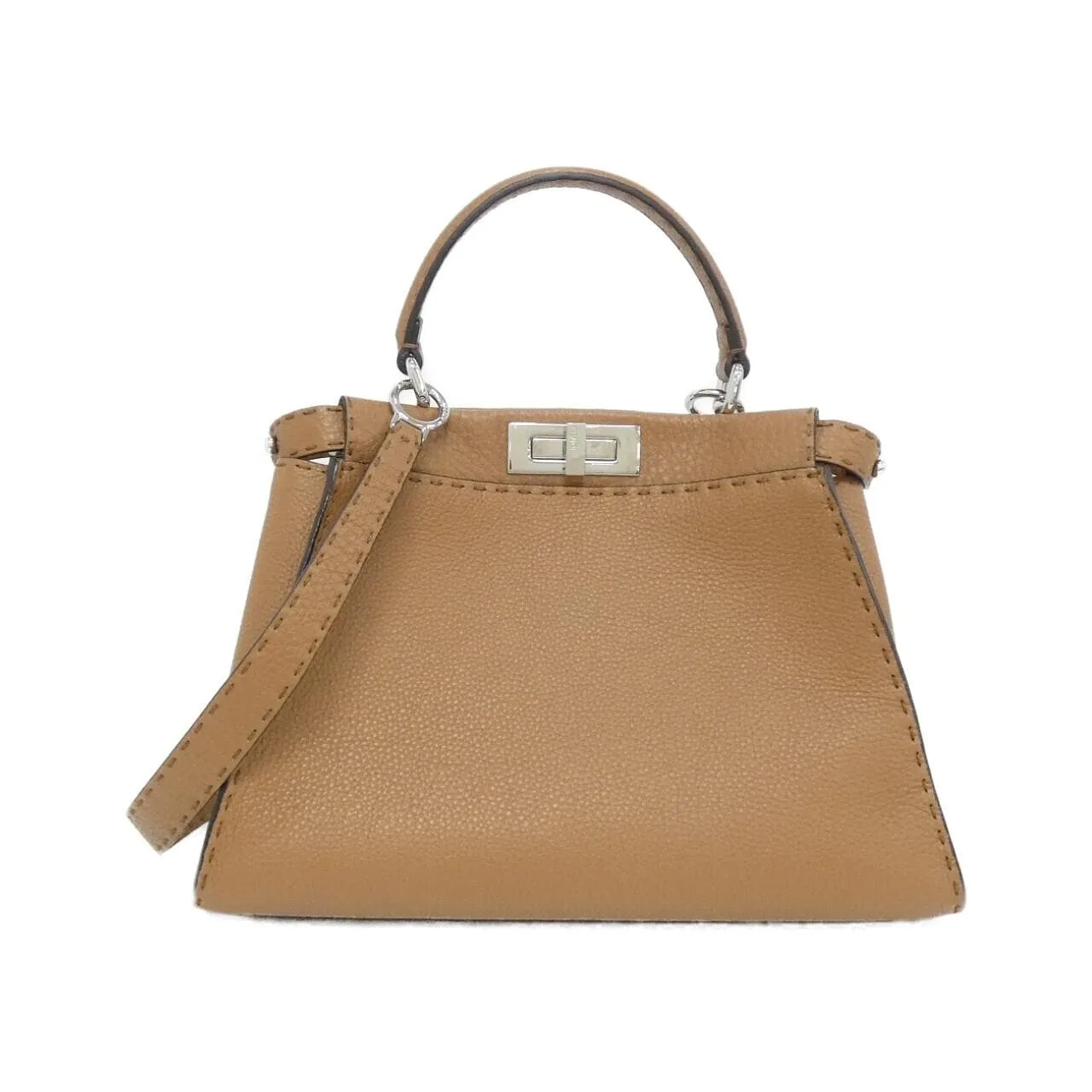 FENDI Peekaboo 8BN290 Q0J Handbag Black