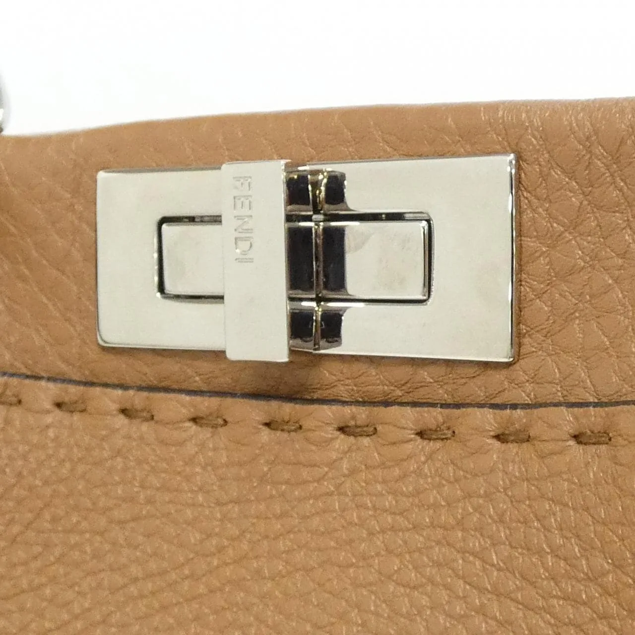 FENDI Peekaboo 8BN290 Q0J Handbag Black Rank A - Thumbnail 4