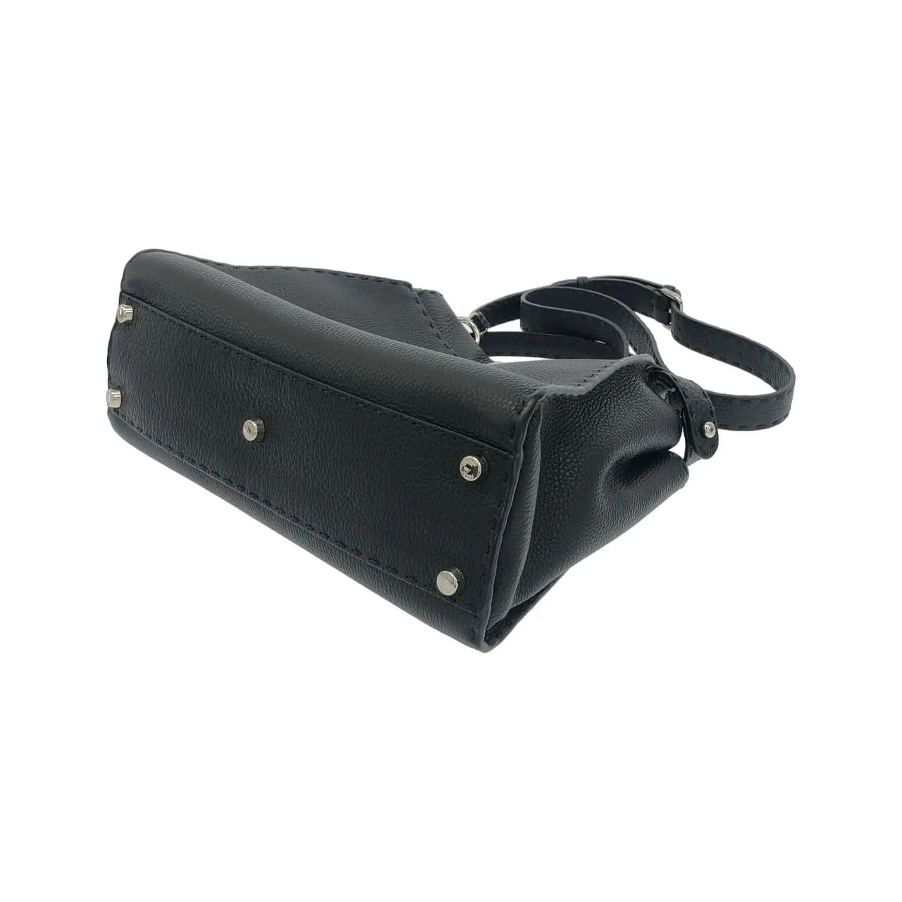 FENDI Peekaboo 8BN290 Q0J Handbag 黑色 中古品A - 縮圖 2