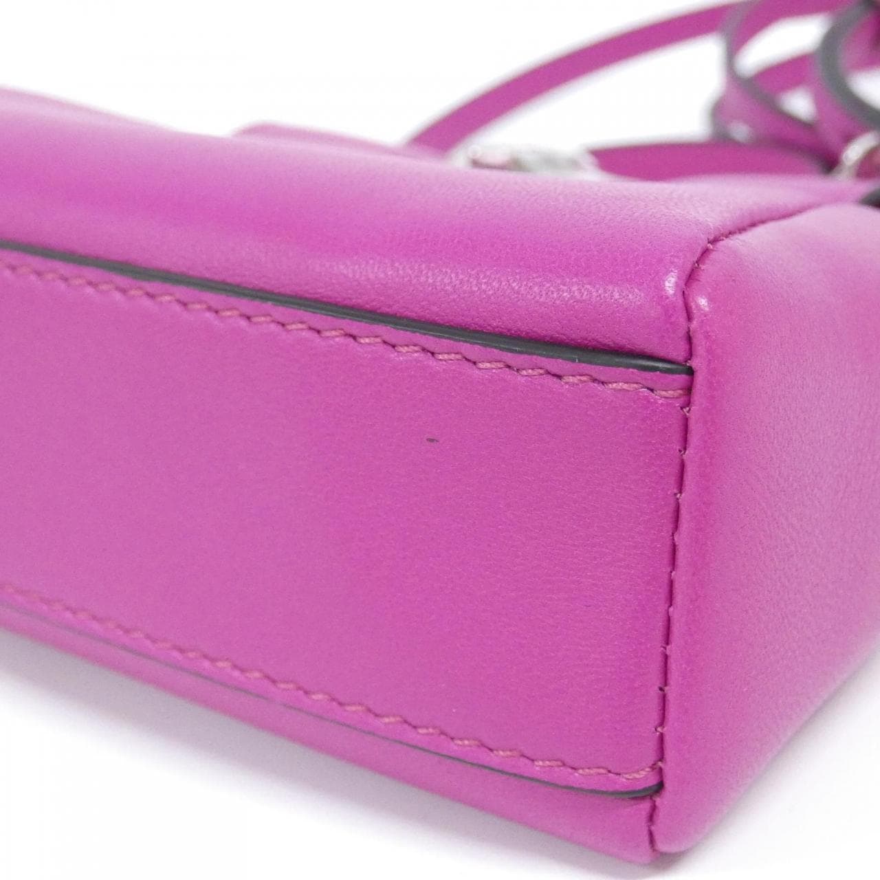 FENDI Peekaboo 8M0355 K47 Bag Lambskin Black Lambskin - Thumbnail 2