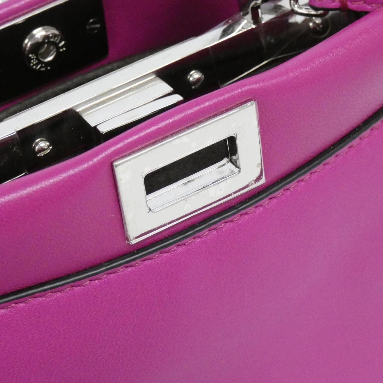 FENDI Peekaboo 8M0355 K47 Bag Lambskin Black Lambskin - Thumbnail 3