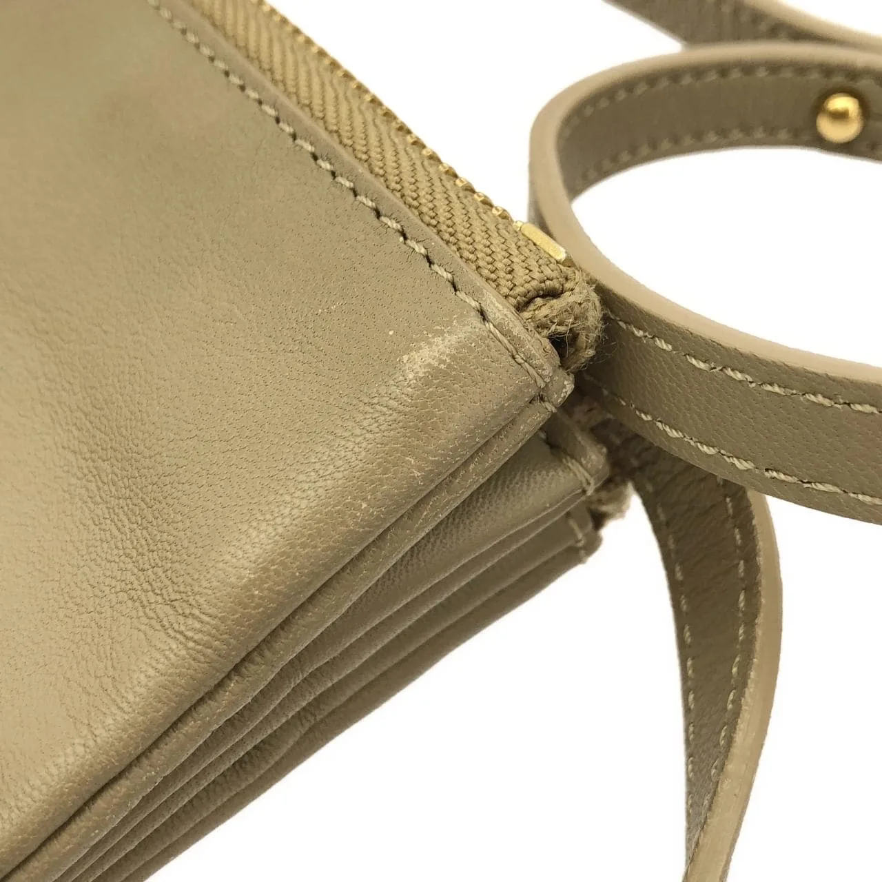 CELINE 165113ETA Shoulder Lambskin Black Lambskin - Thumbnail 7