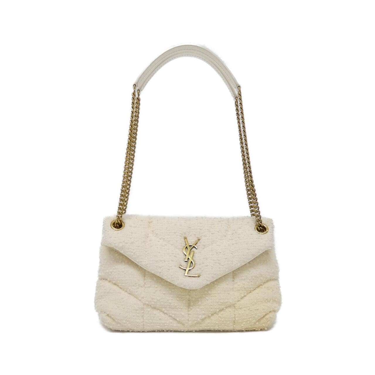 SAINT LAURENT 577476 Shoulder Tweed