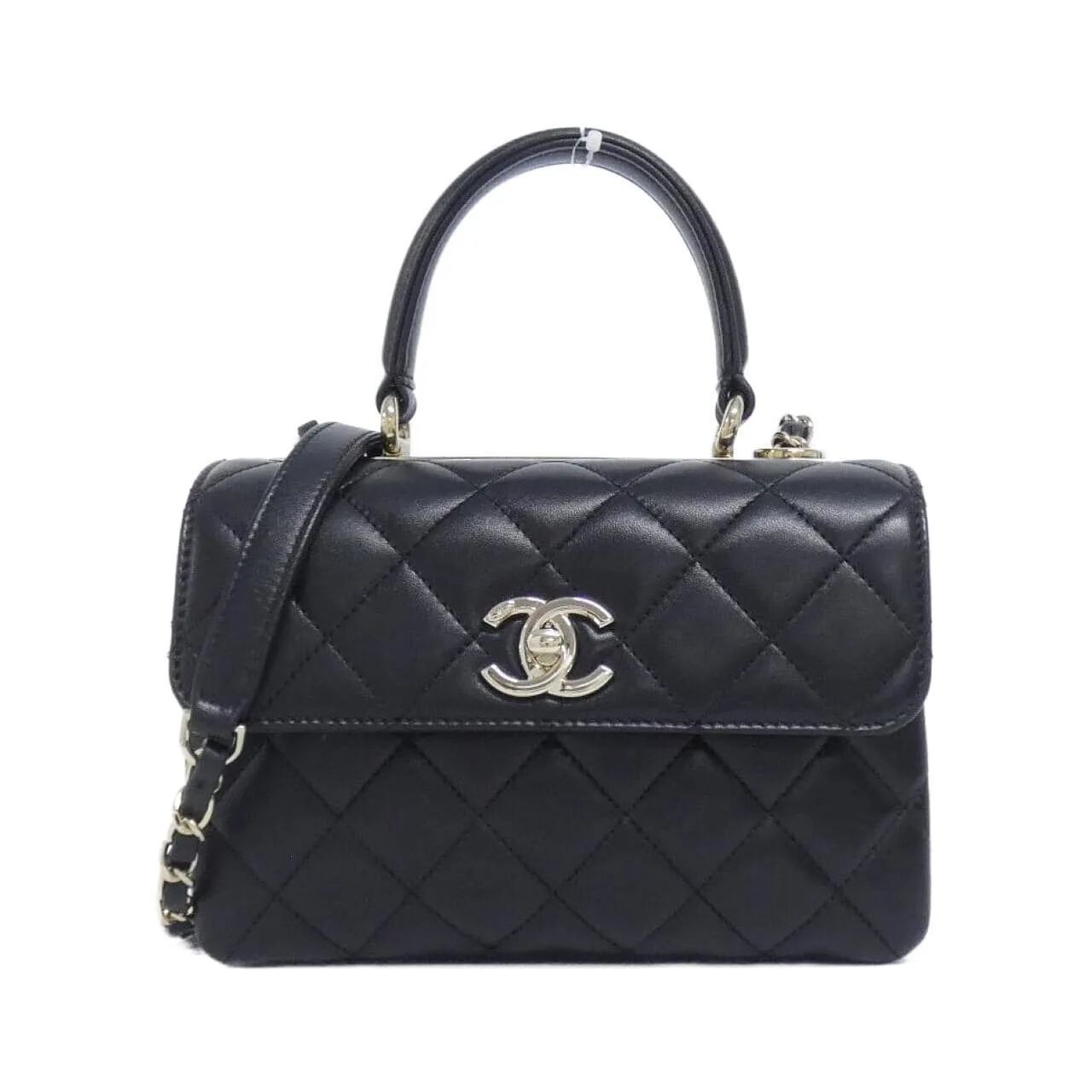 CHANEL AS4654 Handbag Lambskin Black
