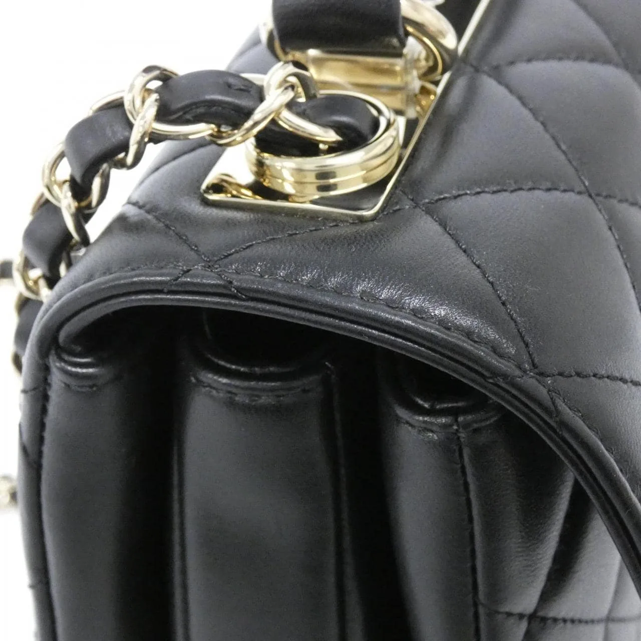 CHANEL AS4654 Handbag Lambskin Black Lambskin - Thumbnail 5