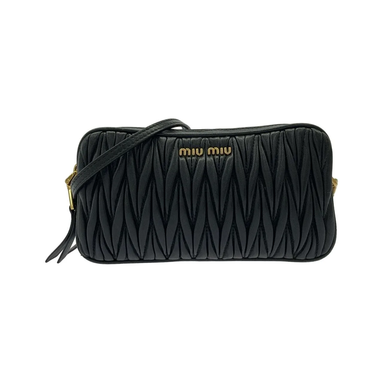 MIU MIU 5ZH011 Shoulder Black