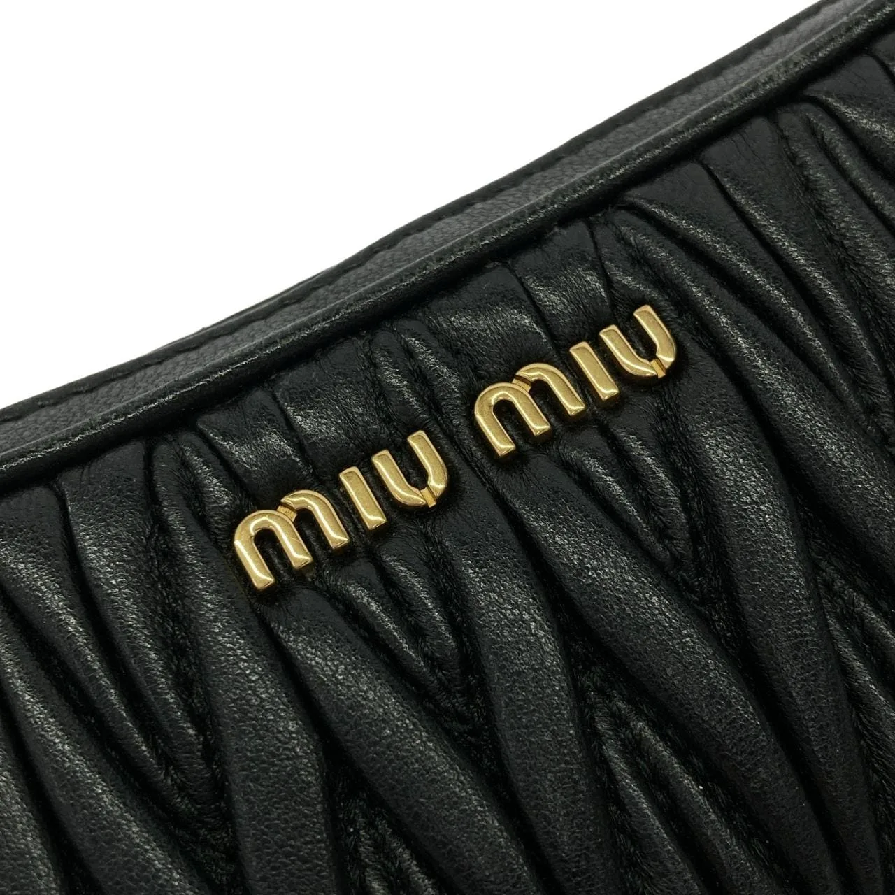 MIU MIU 5ZH011 Shoulder Black - Thumbnail 5
