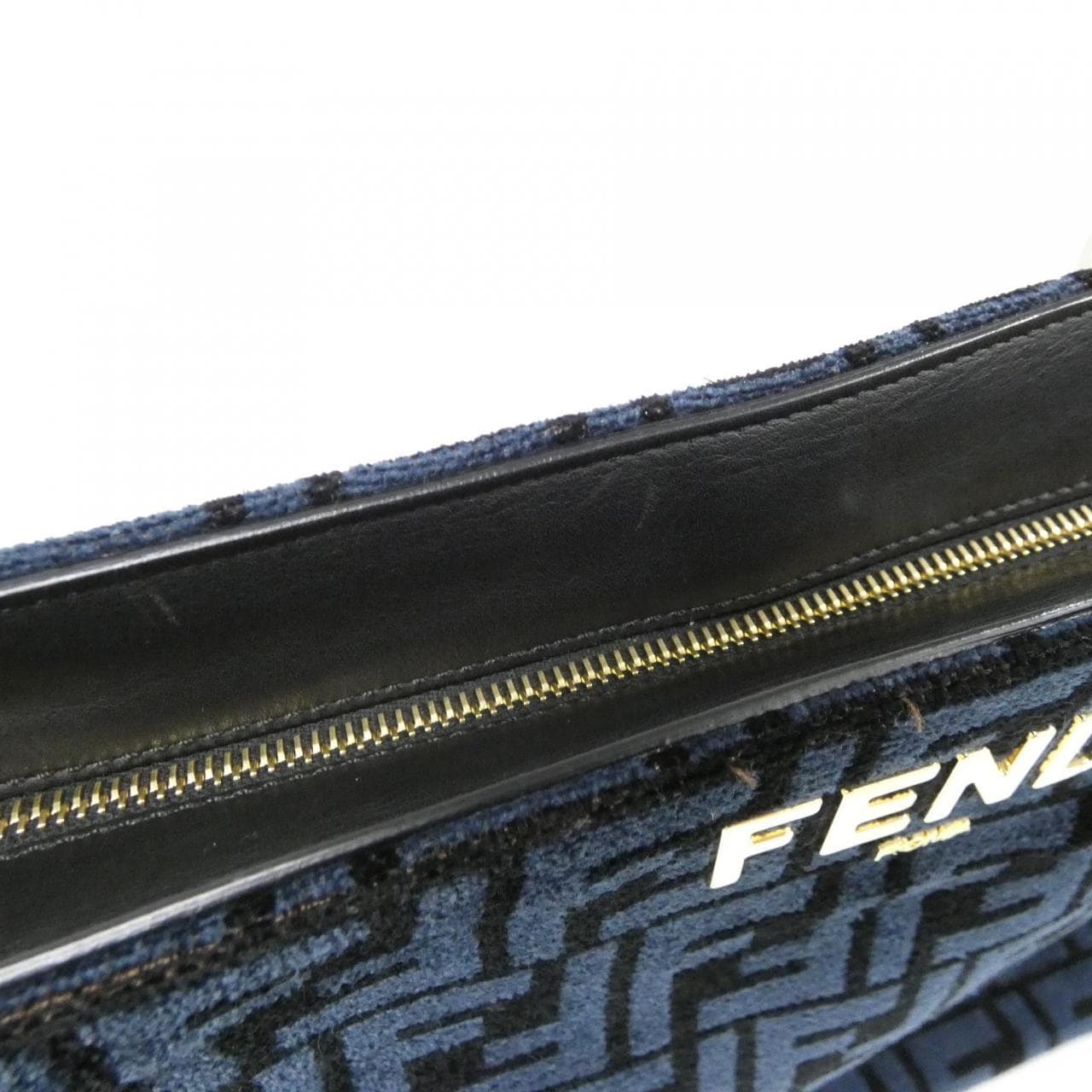 FENDI 8BR805 ALFV Shoulder Bag Cotton Black Cotton - Thumbnail 6