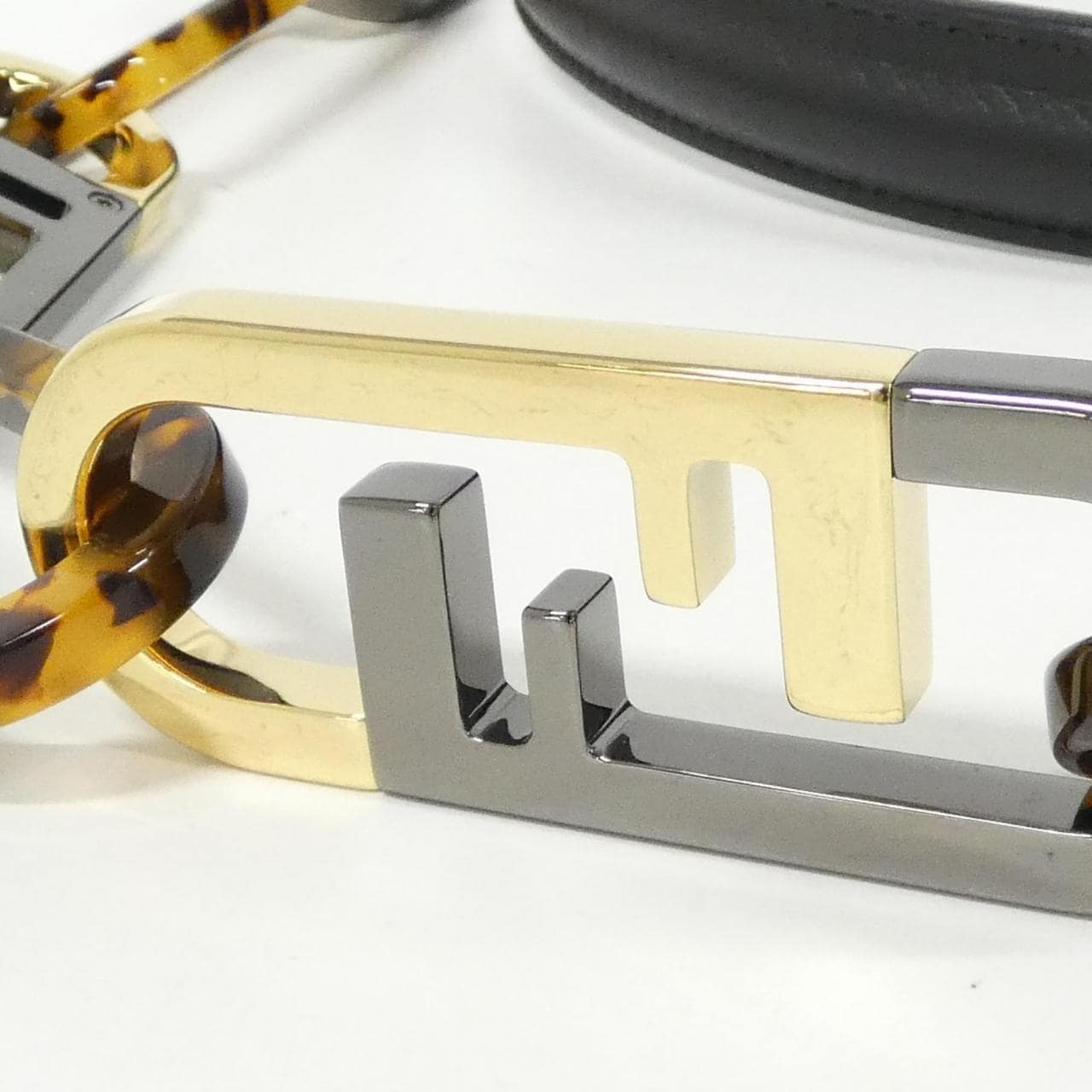 FENDI 8BR805 ALFV Shoulder Bag Cotton Black Cotton - Thumbnail 8