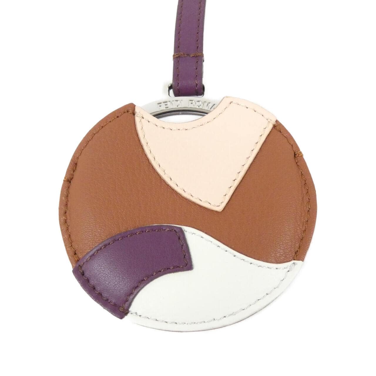 FENDI 7AR455 3PU Key Case Leather 2