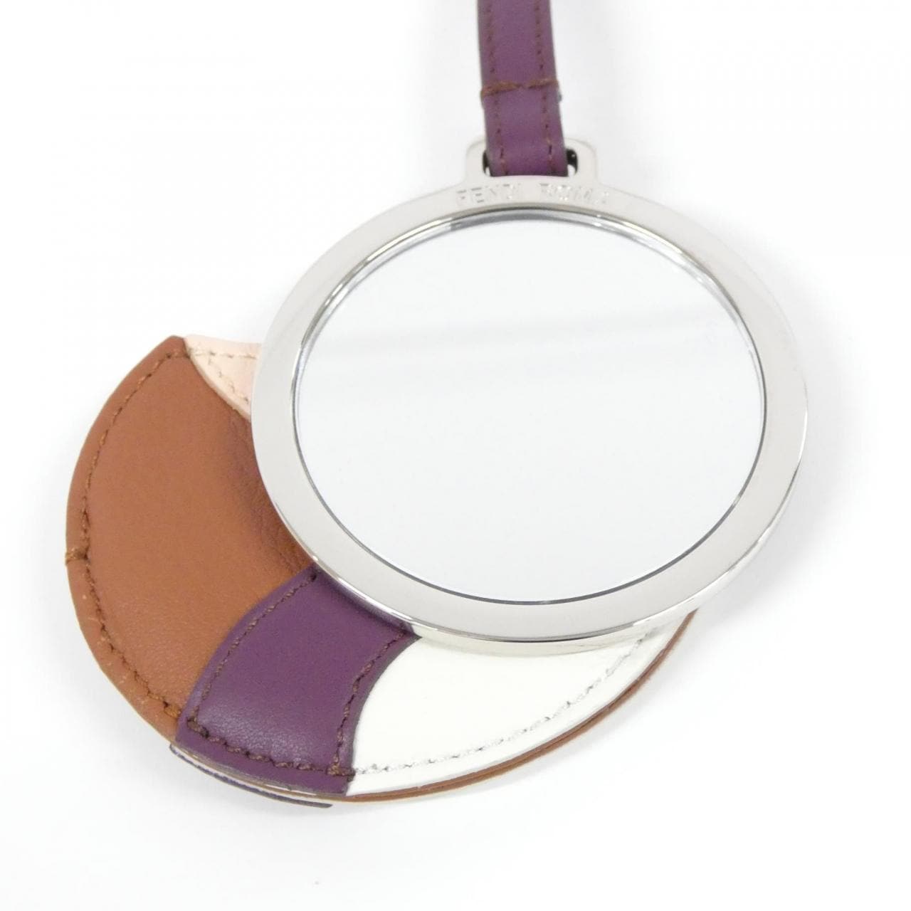 FENDI 7AR455 3PU Key Case Leather 4