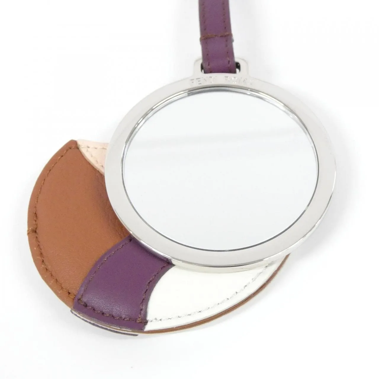 FENDI 7AR455 3PU Key Case Leather