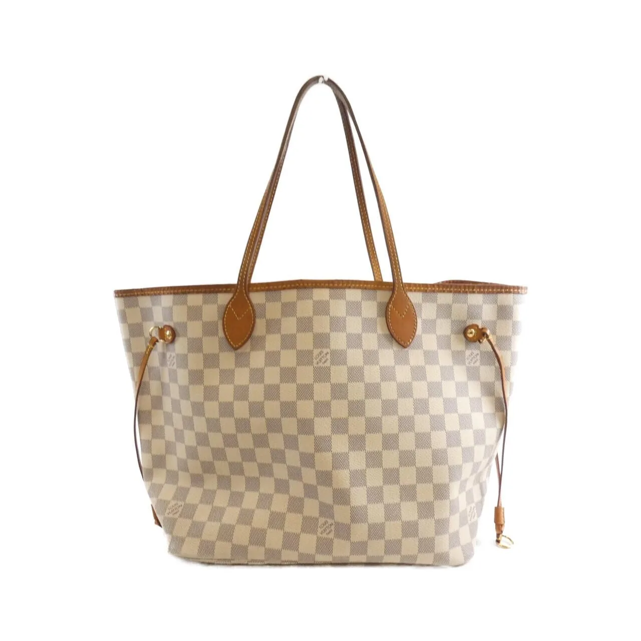 LOUIS VUITTON Neverfull N41605 Tote Damier Black