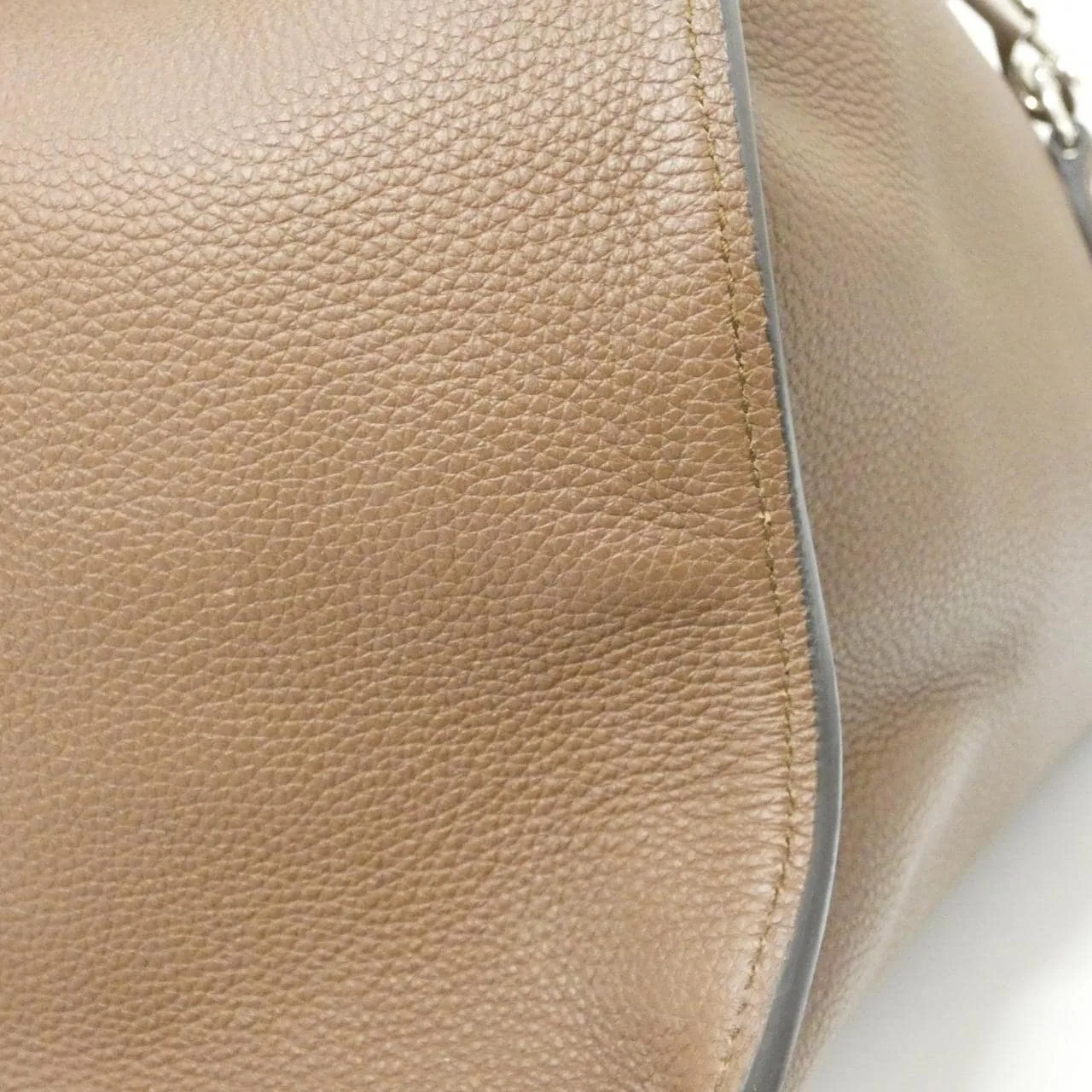 GUCCI 796761 AZB5Z Handbag Leather 黑色 皮革 中古品A - 縮圖 5