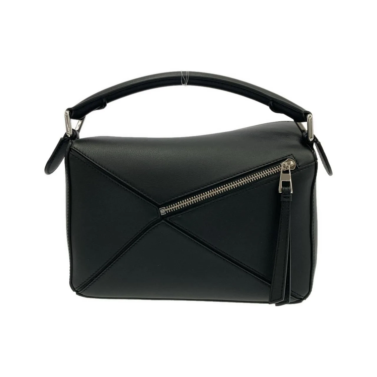 LOEWE Puzzle 322 30 S21 Handbag 黑色 中古品A - 縮圖 2