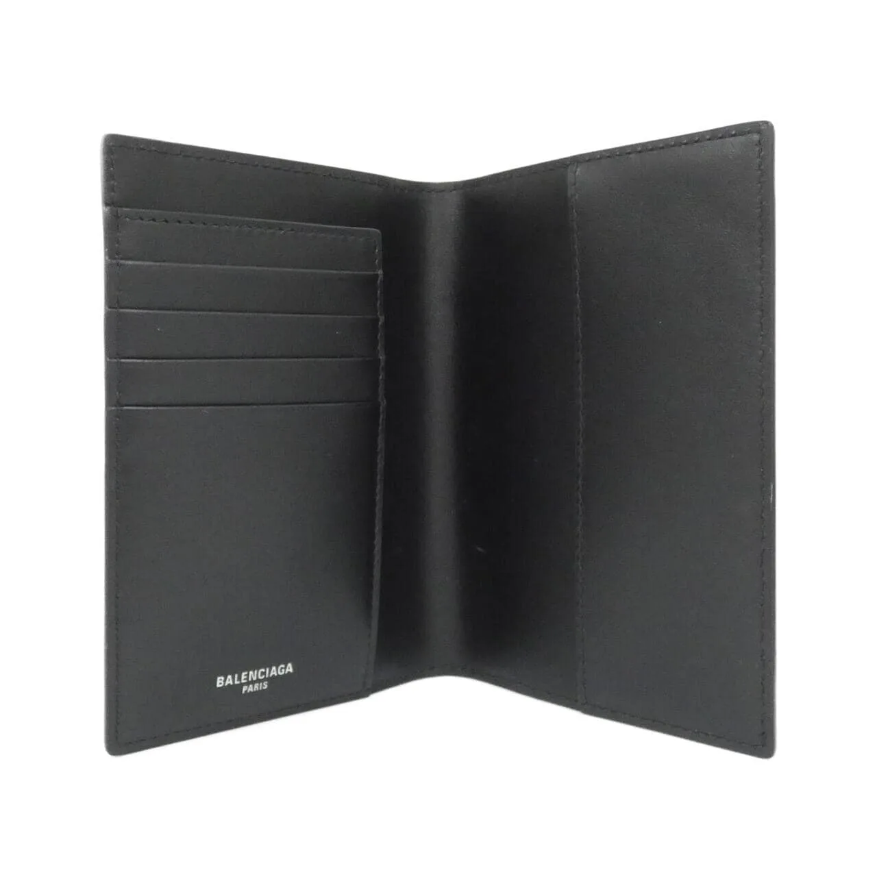 BALENCIAGA 787742 2AA3R Passport Case Black Rank A - Thumbnail 3