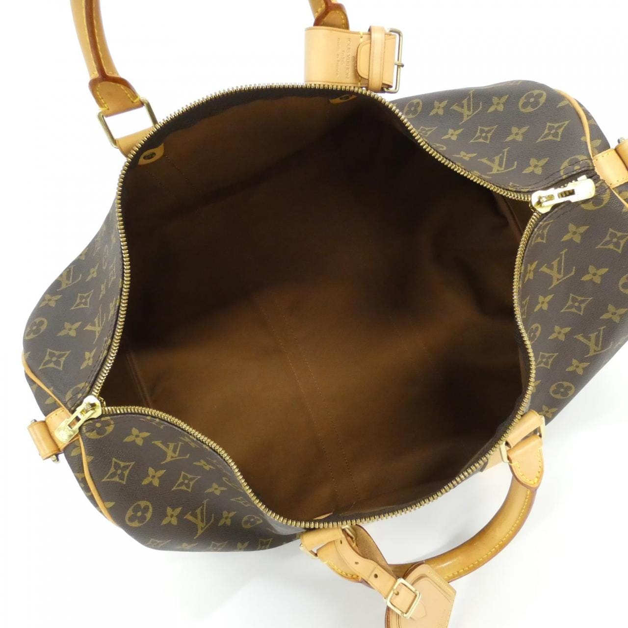 LOUIS VUITTON Keepall M41416 Boston Monogram Black Monogram - Thumbnail 10