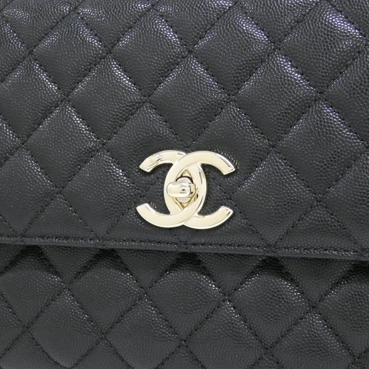 CHANEL Matelasse 92991 Bag Grained Calfskin Black Grained Calfskin - Thumbnail 5