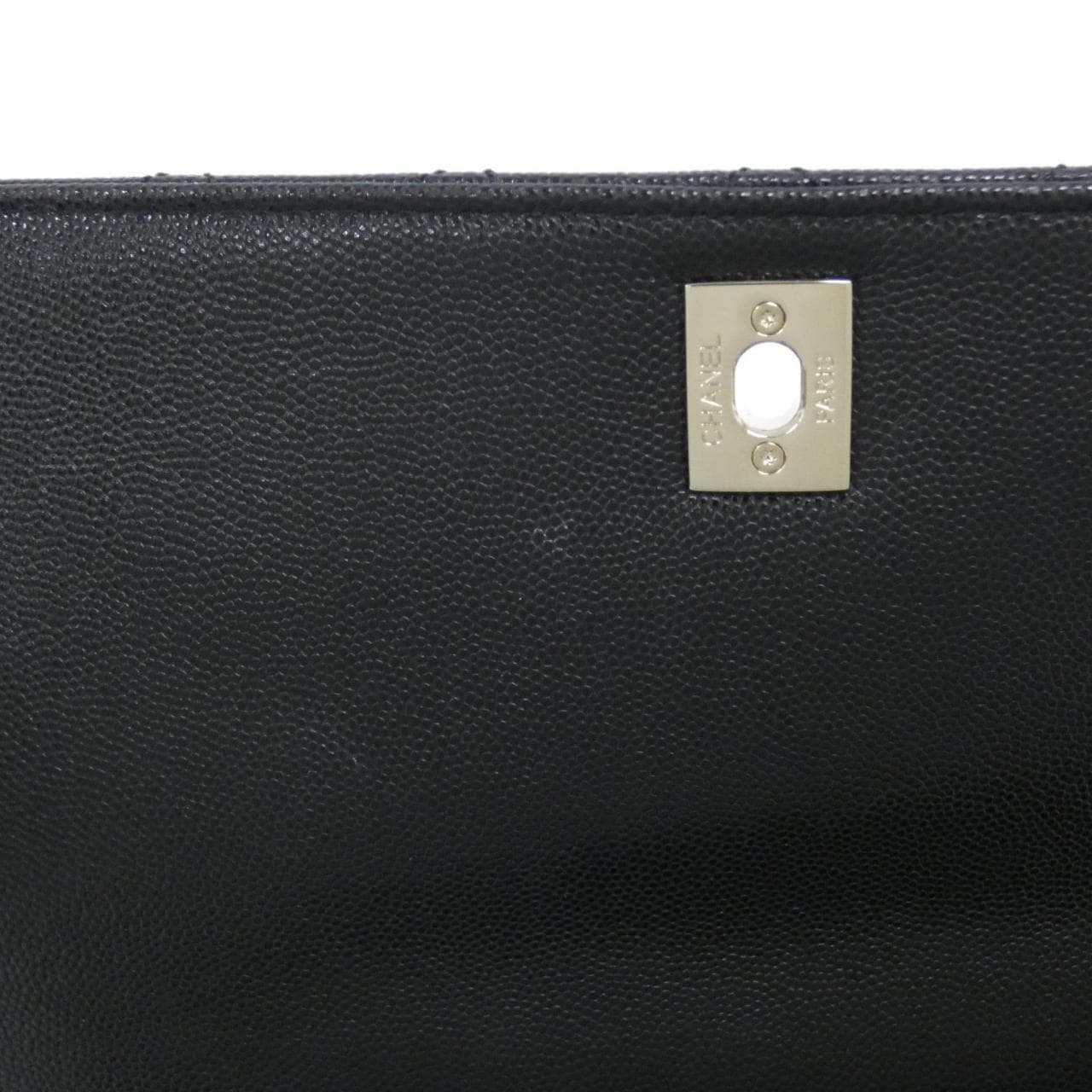 CHANEL Matelasse 92991 Bag Grained Calfskin Black Grained Calfskin - Thumbnail 8