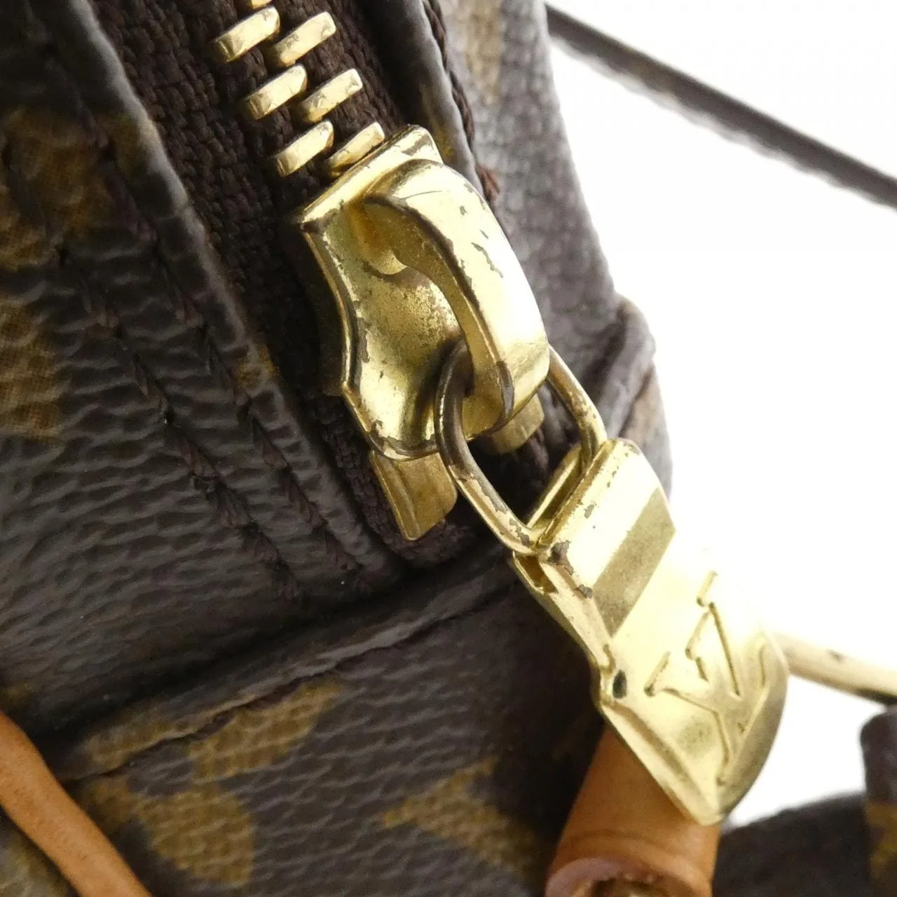 LOUIS VUITTON M45266 Shoulder Monogram 黑色 Monogram 中古品B - 縮圖 4