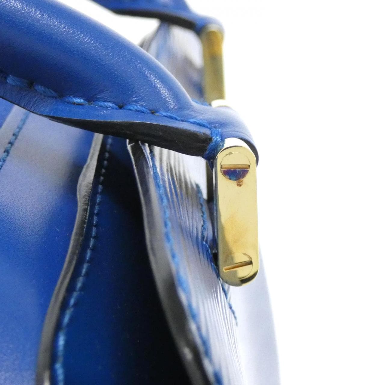 LOUIS VUITTON Pont-Neuf M52055 Bag Epi 藍色 Epi 中古品A - 縮圖 7