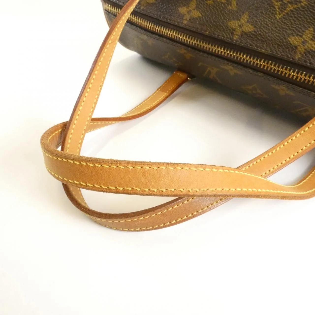 LOUIS VUITTON Papillon M51385 Handbag Monogram 黑色 Monogram 中古品B - 縮圖 4