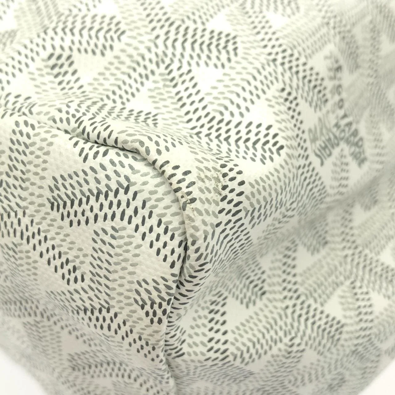 GOYARD Saint Louis AMA LOUIS PM Tote Canvas White Canvas - Thumbnail 2