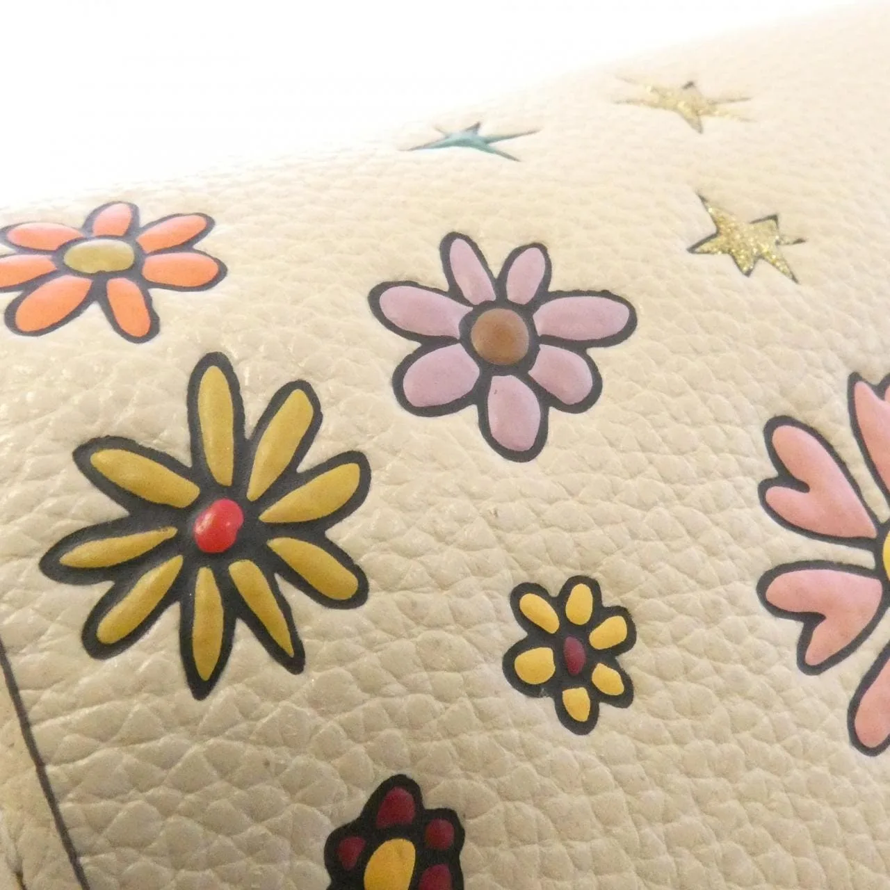 COACH CK397 Shoulder Leather 米色 皮革 中古品A - 縮圖 5