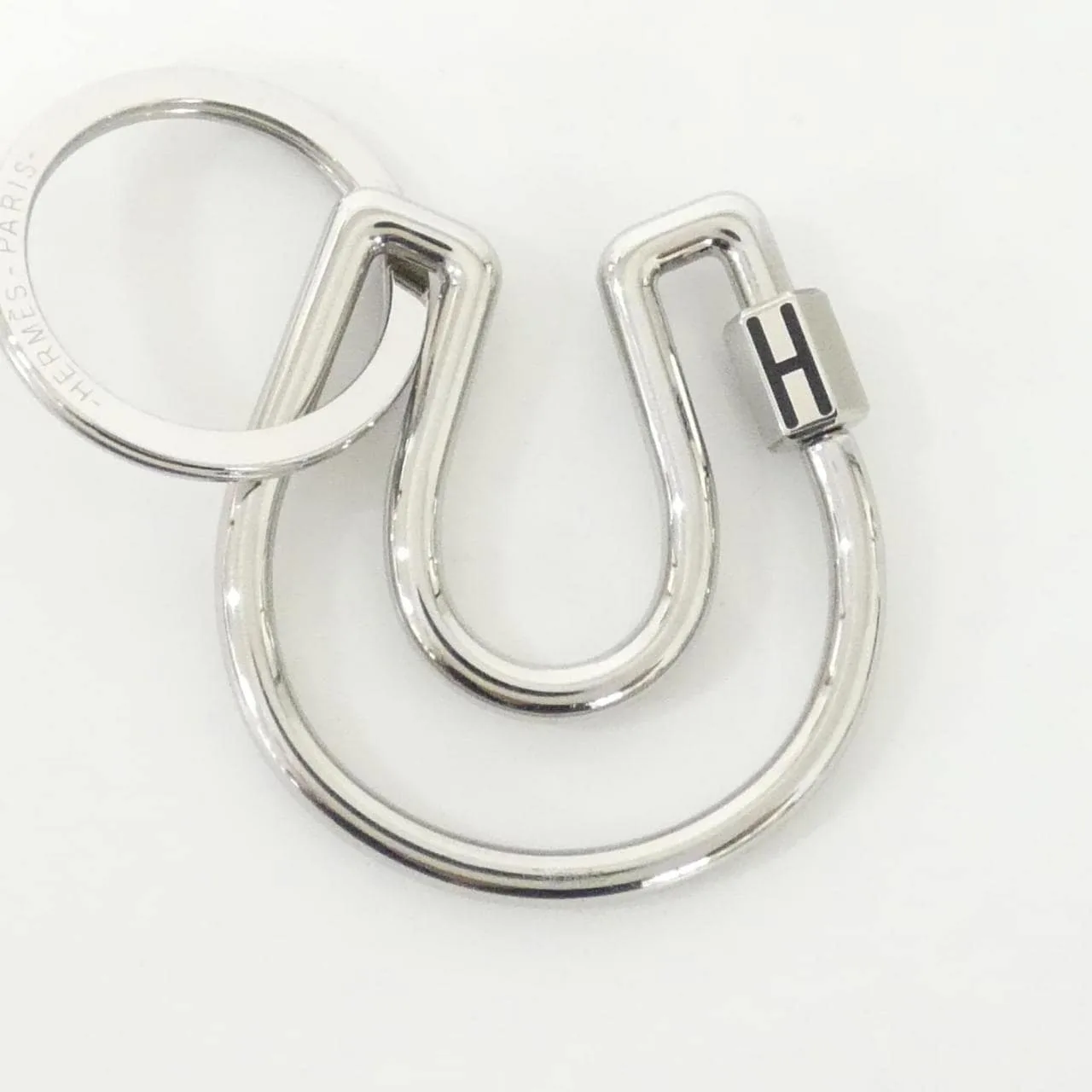 HERMES 077329FJ Key Case 黑色 中古品A - 縮圖 2