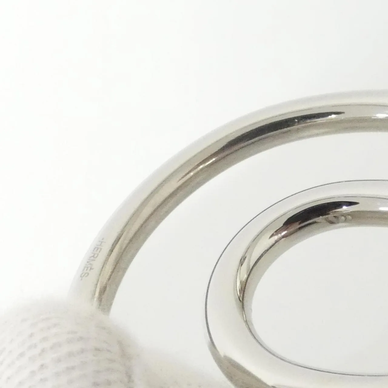 HERMES 077329FJ Key Case 黑色 中古品A - 縮圖 4