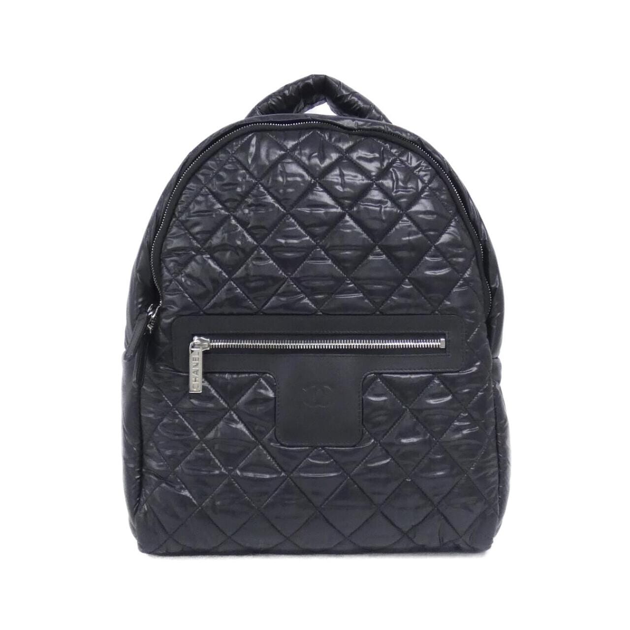 CHANEL 92559 Backpack Nylon Black