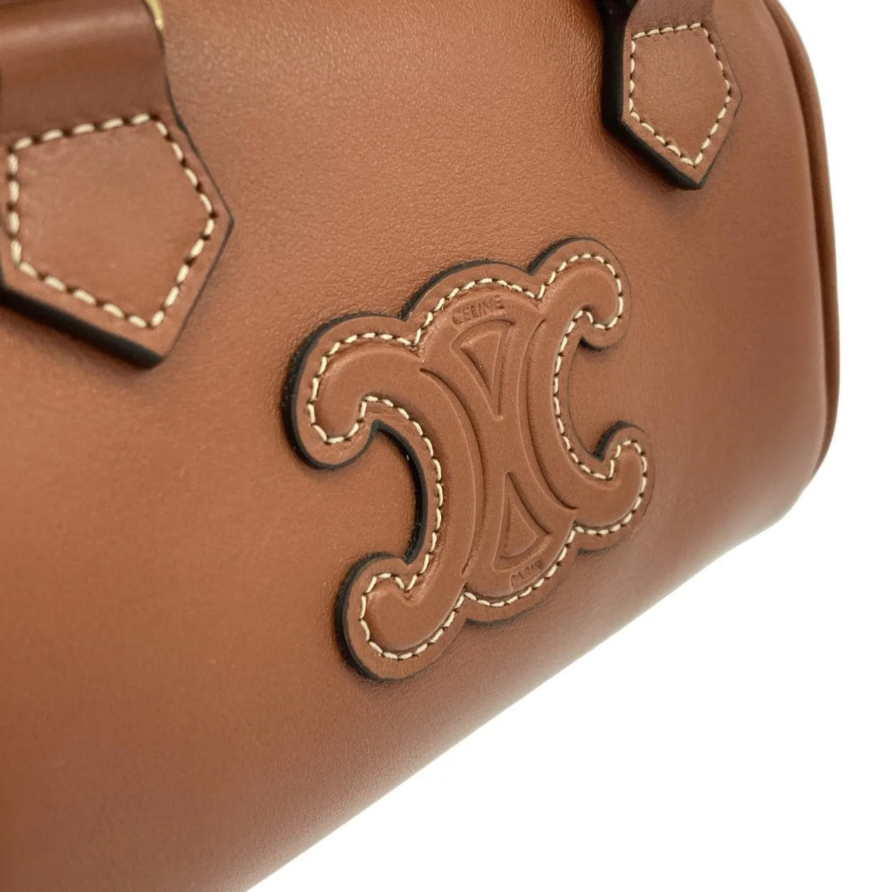 CELINE 10P043ESM Boston 黑色 中古品A - 縮圖 4