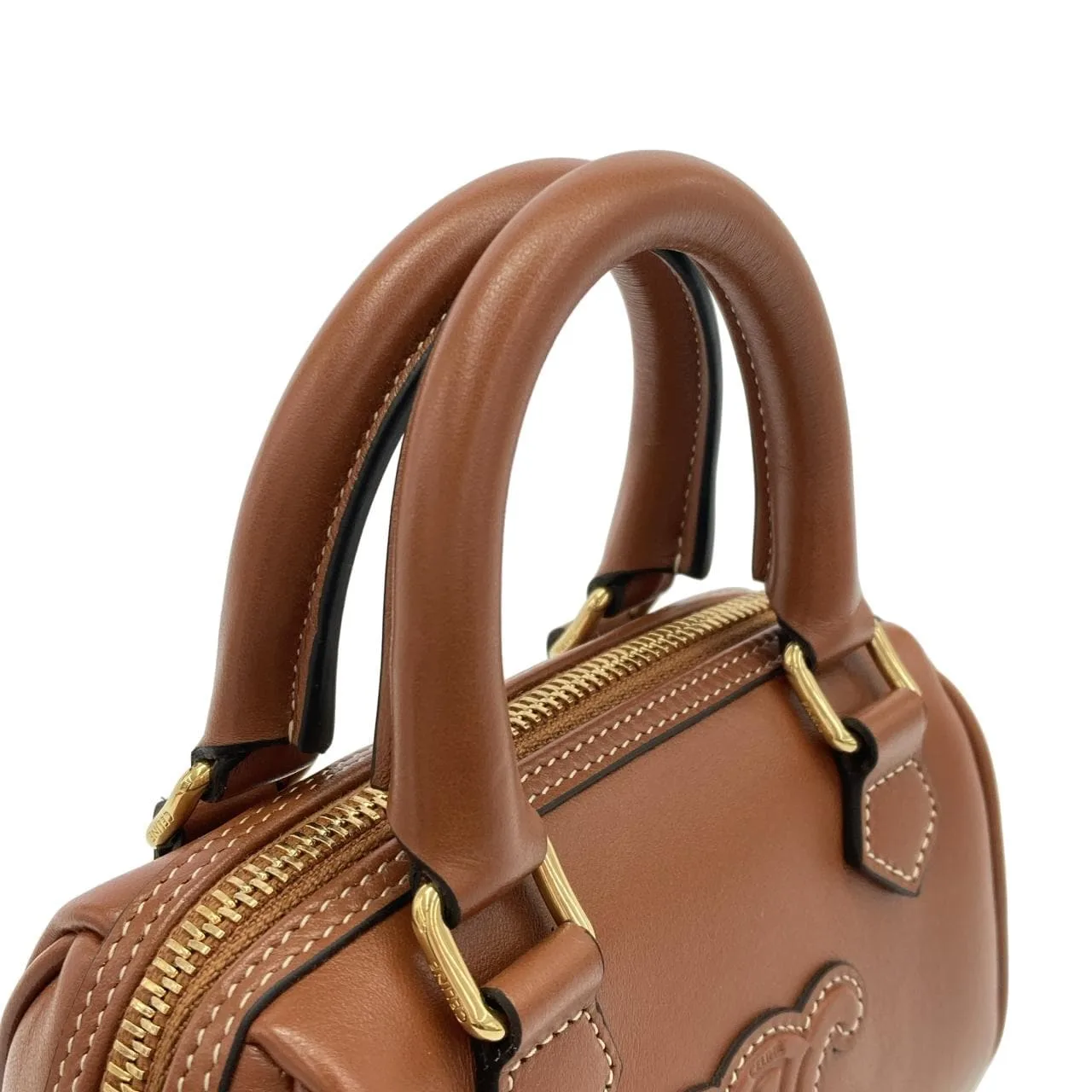 CELINE 10P043ESM Boston 黑色 中古品A - 縮圖 5