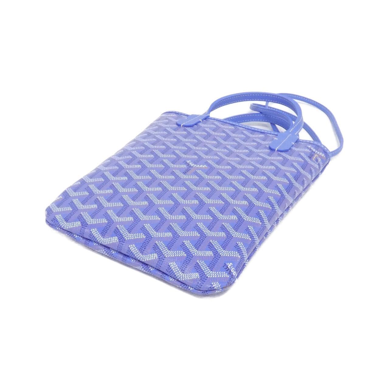 GOYARD Poitiers Handbag Canvas Black Canvas - Thumbnail 2