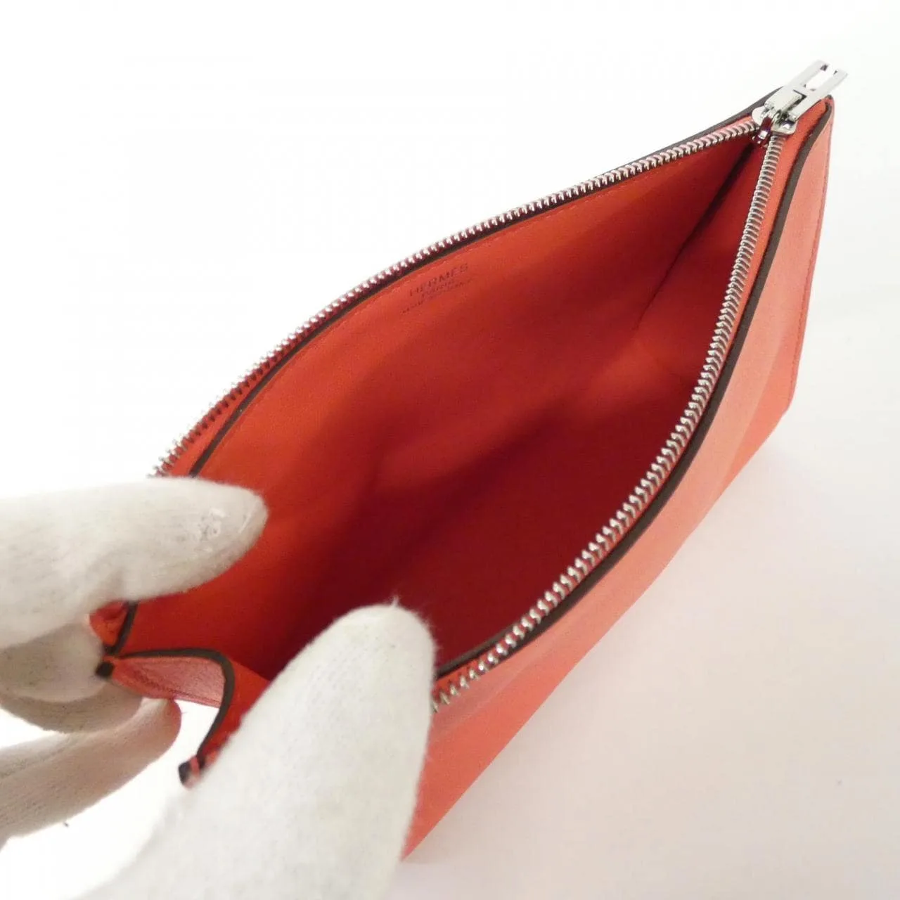 HERMES 078694CK Pouch 黑色 中古品A - 縮圖 5