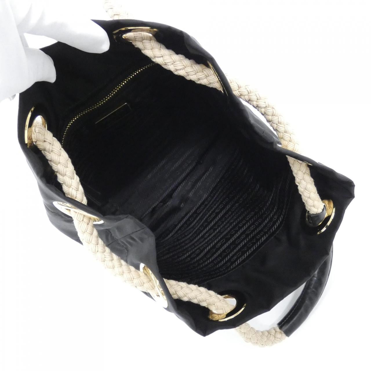 PRADA 1BE082 Shoulder Black - Thumbnail 6