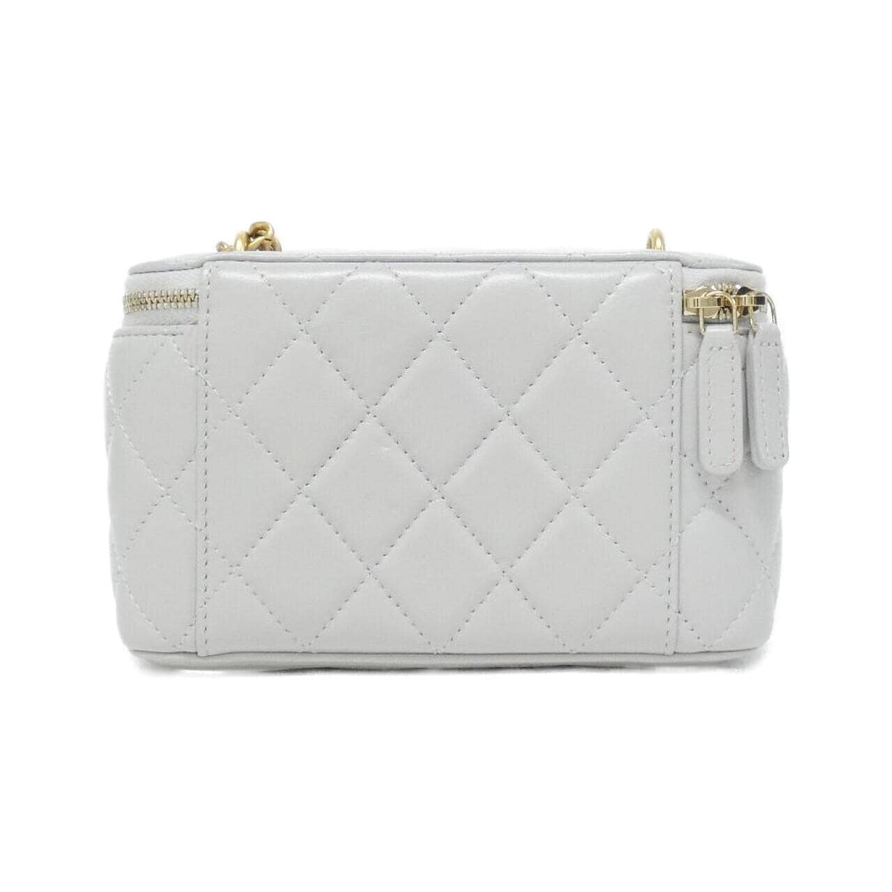 CHANEL AP3204 Shoulder Bag Lambskin Grey Lambskin - Thumbnail 2
