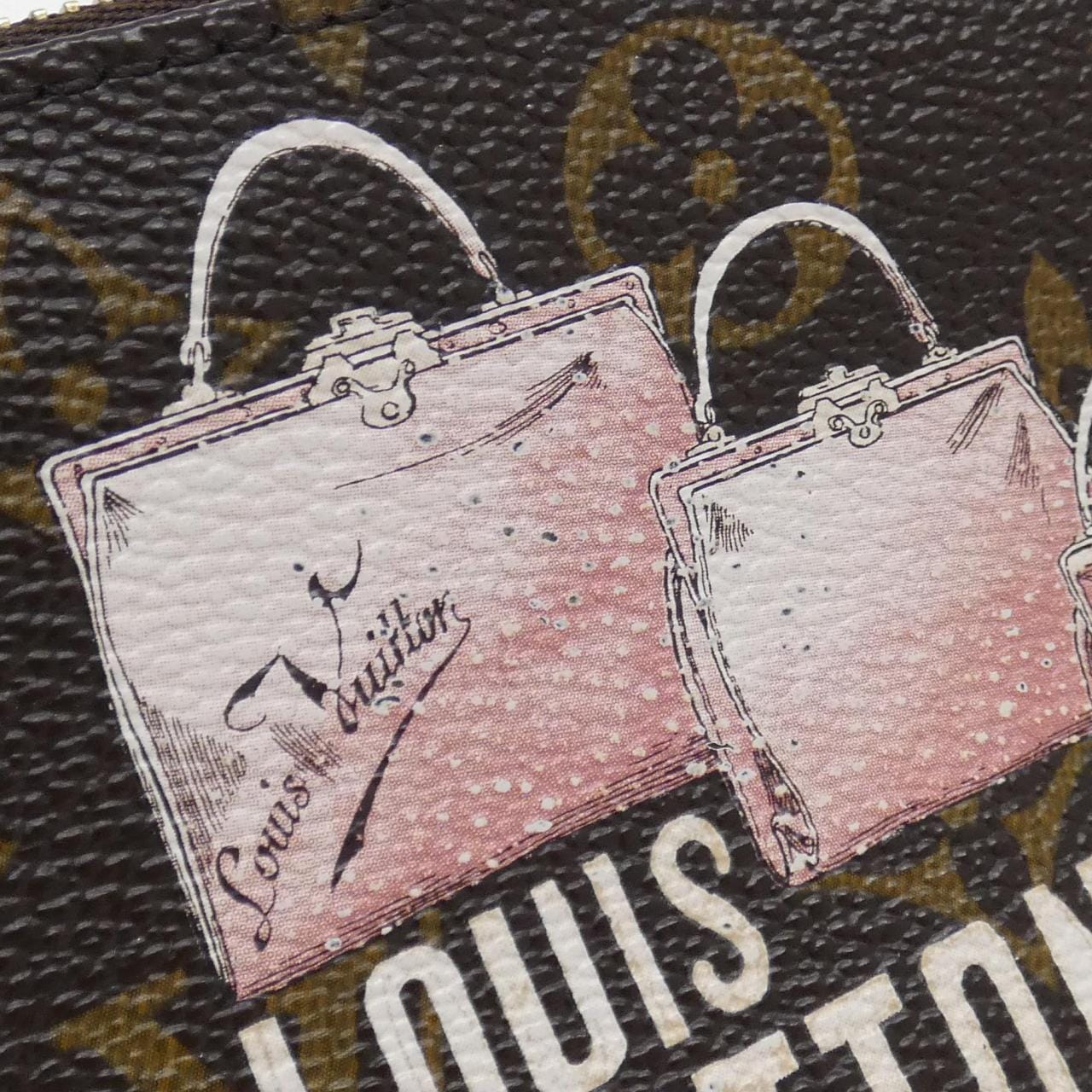 LOUIS VUITTON Pochette M60245 Pochette Monogram 黑色 Monogram - 縮圖 4